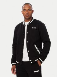 EA7 Emporio Armani Bluza 7M002146 AF10377 UC001 Czarny Regular Fit. Czarne bluzy męskie EA7 Emporio Armani, m, bez wzorów, z bawełny, bez ramiączek, bez kaptura. Za 549.99 zł.