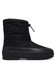 Calvin Klein Śniegowce Vulc Flatform Snowboot Nyl Aop HW0HW03437 Czarny. Czarne śniegowce damskie Calvin Klein, z materiału, bez zapięcia. Za 489.99 zł.
