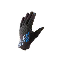 Rękawiczki na rower MTB ST 500. Czarne rękawiczki męskie ROCKRIDER, bez wzorów, z elastanu. Za 59.99 zł.