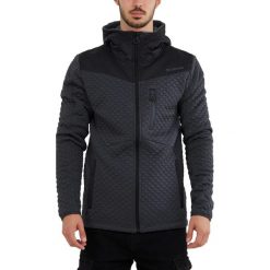 Sweter polarowy męski Fundango Ashford Insulated Fleece. Szare swetry męskie FUNDANGO, l, bez wzorów, z polaru, sportowe, bez kołnierzyka, bez ramiączek. Za 419.90 zł.