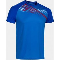 Joma Elite X męska koszulka sportowa, krótki rękaw, rozmiar M. Niebieskie koszulki sportowe męskie Joma, m, bez wzorów, bez ramiączek, do biegania. W wyprzedaży za 100.85 zł.