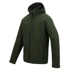 Męska wodoodporna kurtka softshell Arana z kapturem. Brązowe kurtki męskie Regatta, m, bez wzorów, z elastanu, z kapturem, trekkingowe. Za 329.99 zł.