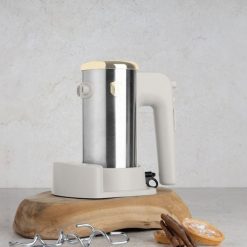 Mikser ręczny 300 W ze stojakiem BerlingerHaus Sahara Collection BH-9740. Białe blendery Berlinger Haus. Za 159.00 zł.