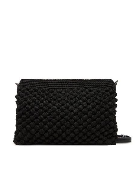 Gianni Chiarini Torebka Bella BS 11575 TRCBBL Czarny. Czarne listonoszki damskie Gianni Chiarini, bez wzorów, z materiału, bez dodatków. Za 429.99 zł.