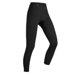 Legginsy termoaktywne narciarskie damskie Wedze BL 100. Czarne legginsy damskie WED'ZE, bez wzorów, z dzianiny. Za 29.99 zł.