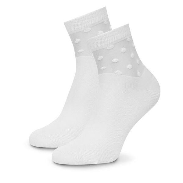 Skarpety długie Nine West. Białe skarpetki damskie Nine West, bez wzorów. Za 29.99 zł.