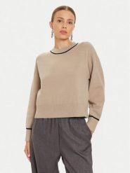 Vero Moda Sweter Saba 10318077 Beżowy Regular Fit. Brązowe swetry nierozpinane damskie Vero Moda, xs, bez wzorów, z syntetyku, bez kołnierzyka, bez ramiączek. Za 109.99 zł.