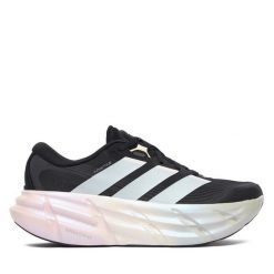 Buty do biegania adidas. Czarne obuwie sportowe damskie Adidas, bez wzorów, bez zapięcia, do biegania. Za 599.99 zł.