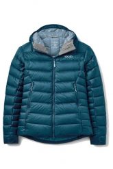 Kurtka trekkingowa puchowa damska Electron Pro Hoody Women. Niebieskie kurtki sportowe damskie RAB, na zimę, l, bez wzorów, z puchu, bez ramiączek, z kapturem, trekkingowe. Za 1,419.99 zł.