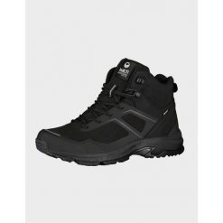 Buty trekkingowe Halti Tega Mid DX. Czarne trekkingi męskie Halti, bez zapięcia. Za 529.99 zł.