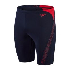 Jammery kąpielowe męskie Speedo Hyper Boom Splice Jammer. Niebieskie kąpielówki męskie Speedo, m, bez wzorów. Za 309.13 zł.