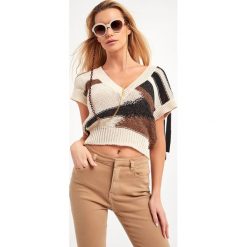 Sweter LIU JO. Swetry nierozpinane damskie Liu Jo, l, bez wzorów, bez kołnierzyka, bez ramiączek. W wyprzedaży za 476.47 zł.