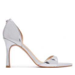 Szpilki Guess. Szare szpilki damskie Guess, z aplikacjami, bez obcasa, na szpilce, bez zapięcia. Za 544.99 zł.