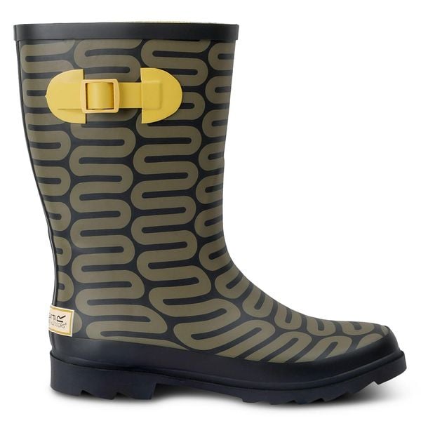 Kalosze damskie Orla Quarter Welly. Zielone kalosze damskie Regatta, bez wzorów, bez zapięcia. Za 229.99 zł.