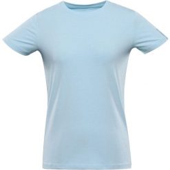 T-shirt Damski Nax Deela z Miękkiej Bawełny - Idealne Dopasowanie. Fioletowe t-shirty damskie naak, bez wzorów, z bawełny, casualowe, bez kołnierzyka, bez ramiączek. Za 145.99 zł.