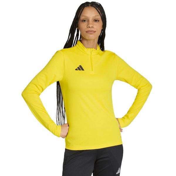 Bluza damska adidas Entrada 26 Training Top. Żółte bluzy damskie Adidas, xl, bez wzorów, z materiału, bez ramiączek, bez kaptura. Za 130.99 zł.
