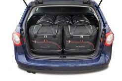 Torby Do Bagażnika Vw Passat Variant 2005-2010 5Szt Kjust. Czarne torby podróżne damskie KJUST, bez wzorów, z kauczuku. Za 1,581.00 zł.