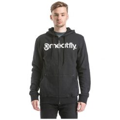 MEATFLY Bluza z kapturem Formularz A - Czarny (rozmiar M). Czarne bluzy męskie Meatfly, m, bez wzorów, bez ramiączek, z kapturem. W wyprzedaży za 105.00 zł.