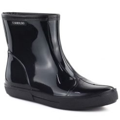 Kalosze damskie czarne T.Sokolski FLU KAL23-13. Czarne kalosze damskie T.Sokolski, bez wzorów, z gumy, bez zapięcia. Za 69.99 zł.