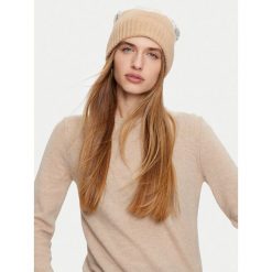 Czapka Liu Jo. Brązowe czapki damskie Liu Jo, na zimę, bez wzorów. Za 399.99 zł.