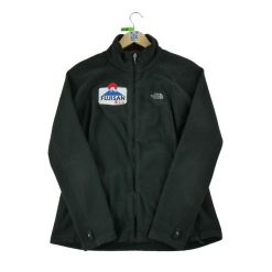 Second life - Kurtka polarowa TNF Black dla kobiet - Stan bardzo dobry. Czarne kurtki sportowe damskie The North Face, l, bez wzorów, z materiału, bez ramiączek, bez kaptura, trekkingowe. Za 152.24 zł.