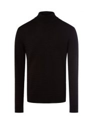 Finshley & Harding sweter z dzianiny Mężczyźni wełna ze strzyży czarny, XXXL. Czarne swetry męskie Finshley & Harding, m, bez wzorów, z dzianiny, eleganckie, bez kołnierzyka, bez ramiączek. Za 179.95 zł.