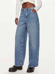 Liu Jo Jeansy UF4204 D4854 Niebieski Wide Fit. Niebieskie jeansy damskie Liu Jo, bez wzorów, z bawełny. Za 399.99 zł.