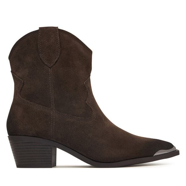 Botki Aldo. Brązowe botki damskie Aldo, bez wzorów, bez obcasa, na płaskiej podeszwie, bez zapięcia. Za 639.99 zł.