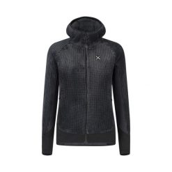 Damska kurtka turystyczna z kapturem Montura Remix. Szare kurtki sportowe damskie MONTURA, m, bez wzorów, z meshu, bez ramiączek, z kapturem, trekkingowe. Za 815.00 zł.