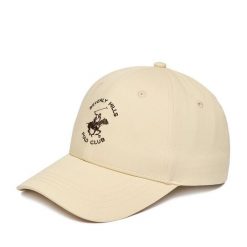 Czapka z daszkiem Beverly Hills Polo Club. Brązowe czapki damskie Beverly Hills Polo Club, bez wzorów. Za 79.99 zł.