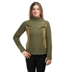 Bluza trekkingowa damska Naturehike Fleece CYY2441FS060 m. Zielone bluzy damskie NATUREHIKE, m, bez wzorów, bez ramiączek, bez kaptura. Za 209.99 zł.