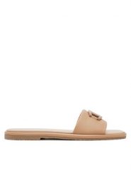 Aigner Klapki Lotta 12A 1251020 Brązowy. Brązowe klapki damskie Aigner, bez wzorów, ze skóry, bez obcasa, bez zapięcia. Za 759.99 zł.