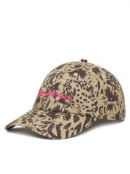 Juicy Couture Czapka z daszkiem Botanical JCAWH125713 Brązowy. Brązowe czapki damskie Juicy Couture, bez wzorów, z bawełny. Za 89.99 zł.