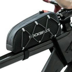 Torebka na ramę rowerową Rockbros 039BK 1l. Czarne torby na ramię męskie ROCKBROS, z materiału, na ramię, duże. Za 62.00 zł.
