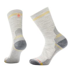 Skarpety trekkingowe damskie Smartwool Hike Light Cushion Crew. Szare skarpetki damskie Smartwool, bez wzorów, z wełny. Za 109.99 zł.
