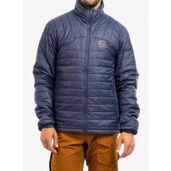 Kurtka ocieplana męska Fjallraven Expedition X-Latt Jacket. Niebieskie kurtki męskie Fjällräven, m, bez wzorów, sportowe, bez kaptura. W wyprzedaży za 926.80 zł.