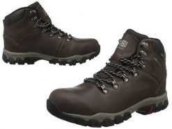 Buty trekkingowe męskie Karrimor Mendip 3 K894 Skóra. Brązowe trekkingi męskie Karrimor, z materiału, bez zapięcia. Za 324.89 zł.