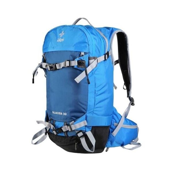 Plecak freeride Kilpi GLACIER-U. Niebieskie plecaki męskie Kilpi, bez wzorów, z materiału, eleganckie. Za 628.61 zł.