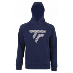 Bluza z kapturem męska Tecnifibre Fleece Hoodie. Niebieskie bluzy męskie TECNIFIBRE, m, bez wzorów, sportowe, bez ramiączek, z kapturem. W wyprzedaży za 263.00 zł.