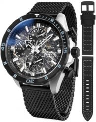 Zegarek męski Vostok Europe 6S10-320E693BB czarny. Czarne zegarki męskie Vostok Europe, bez wzorów. Za 6,004.70 zł.
