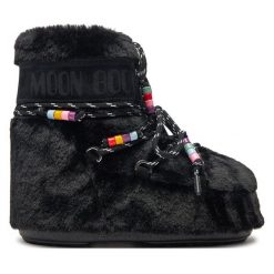 Śniegowce Moon Boot. Czarne śniegowce damskie Moon Boot, bez zapięcia. Za 1,619.00 zł.