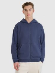 4F Bluza dresowa rozpinana z kapturem męska - szara XL. Szare bluzy sportowe męskie 4F, m, bez wzorów, z bawełny, z kapturem. W wyprzedaży za 89.99 zł.