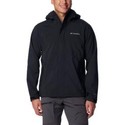 Kurtka Sportowa Z Kapturem Męska Columbia Earth Explorer Shell. Czarne kurtki sportowe męskie Columbia, m, bez wzorów, z kapturem. Za 542.99 zł.