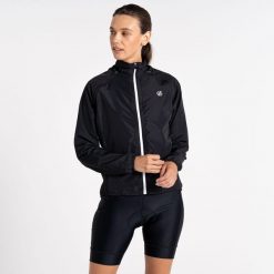 Rebound Dare 2B damska turystyczna kurtka. Czarne kurtki sportowe damskie Dare 2B, xs, bez wzorów, bez ramiączek, bez kaptura, trekkingowe. W wyprzedaży za 109.99 zł.