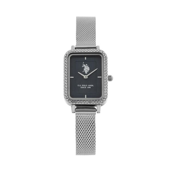 Zegarek U.S. Polo Assn. Szare zegarki damskie U.S. Polo Assn., srebrne. Za 279.99 zł.