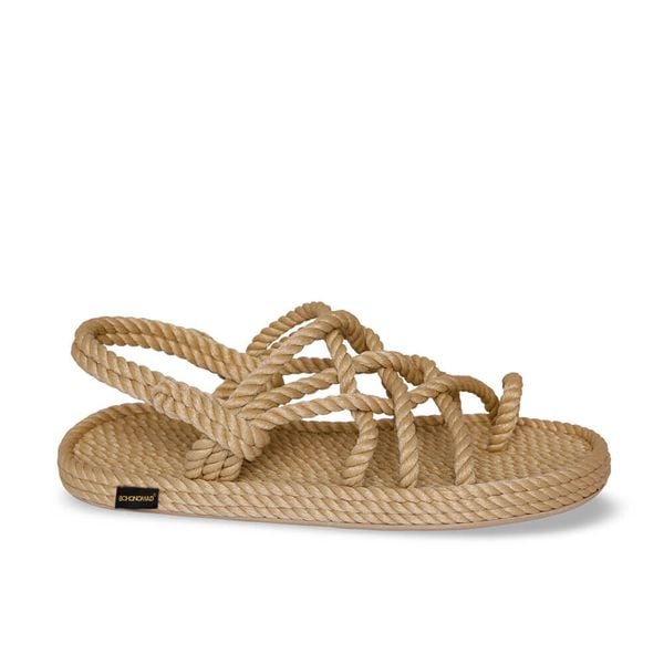 Sandały męskie CAPE POINT. Brązowe sandały męskie Aulp, na lato, bez wzorów, z kauczuku, boho, bez zapięcia. Za 159.99 zł.