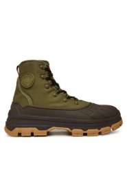 Hunter Trapery HFRW0052251 Zielony. Zielone trapery damskie Hunter, z tworzywa sztucznego, bez zapięcia. Za 619.99 zł.