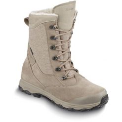Buty zimowe damskie MEINDL Samnaun Lady GTX. Brązowe obuwie trekkingowe damskie MEINDL, z gore-texu, przed kolano, bez zapięcia. Za 1,249.00 zł.