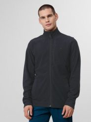 4f Polar męski H4Z22-PLM352 Ciemny niebieski r. M. Niebieskie bluzy sportowe męskie 4F, m, bez wzorów, z polaru, bez kaptura. Za 19.59 zł.