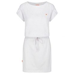 Damska sukienka LOAP Burka, S. Czarne sukienki damskie ZONE PERFECT, na lato, s, bez wzorów, z bawełny, sportowe, bez kołnierzyka, bez ramiączek, sportowe. Za 132.99 zł.